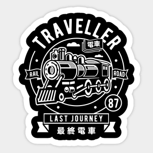 Locomotive Traveler Sticker